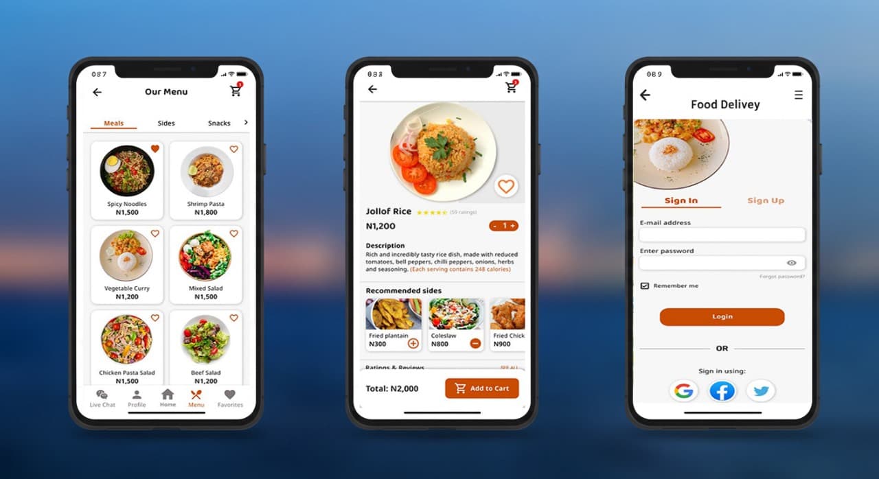 Mobile App UI